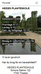 Mobile Screenshot of heidesplanteskole.dk